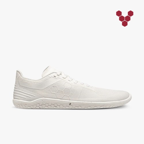 Vivobarefoot Geo Racer II Mens Trainers White UK HTER